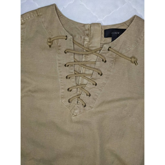 J. Crew Lace-up Cargo Shift Dress - Picture 3 of 8